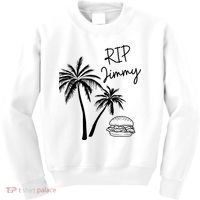 Rest In Peace Jimmy Cheeseburger Palm Trees Kids Sweatshirt thumb 0