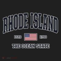 Rhode Island Patriotic American Flag Veteran Gifts Women's Sweatshirt thumb 2