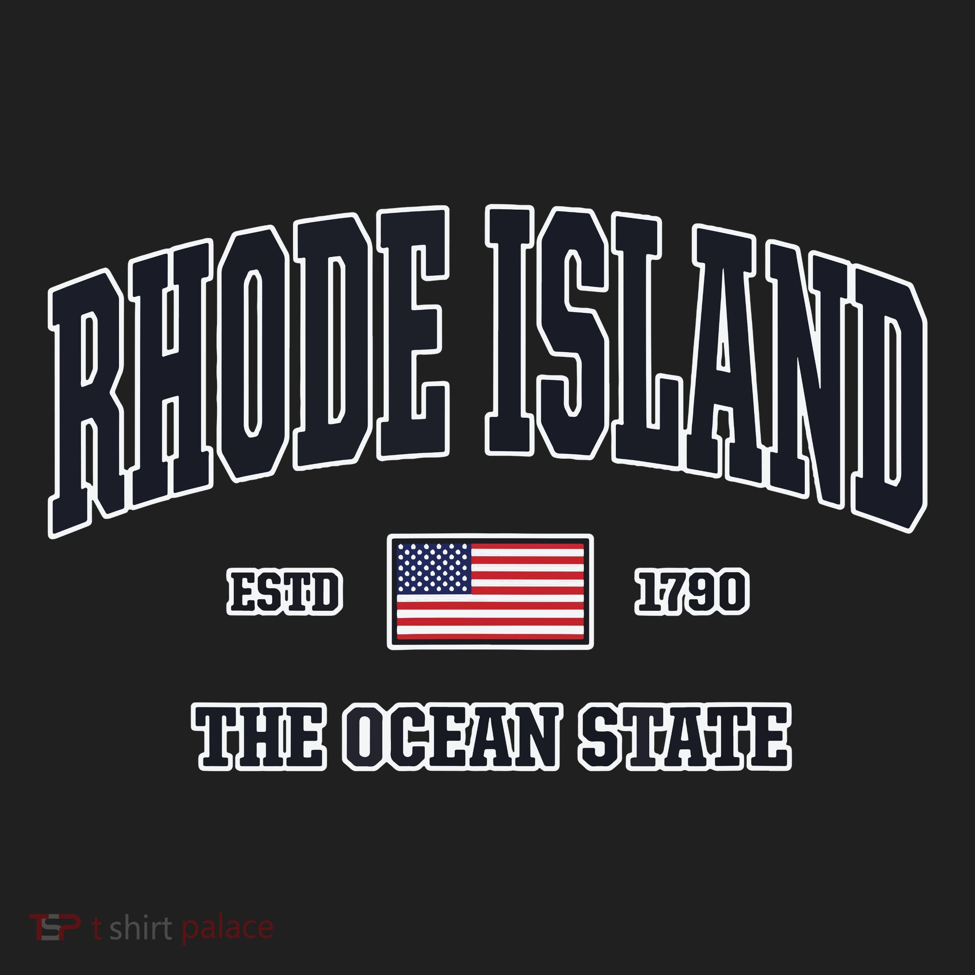 Rhode Island Patriotic American Flag Veteran Gifts Beanie