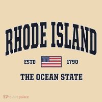 Rhode Island Patriotic American Flag Veteran Gifts Kids T-Shirt thumb 2