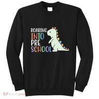 Roaring Into Pre School Cute Dinosaur Sweatshirt thumb 0