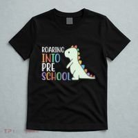 Roaring Into Pre School Cute Dinosaur T-Shirt thumb 5