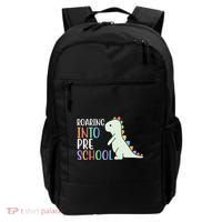 Roaring Into Pre School Cute Dinosaur Backpack thumb 0