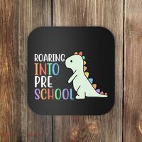 Roaring Into Pre School Cute Dinosaur Coaster thumb 0