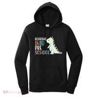 Roaring Into Pre School Cute Dinosaur Women's Hoodie thumb 0