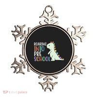 Roaring Into Pre School Cute Dinosaur Ornament thumb 0