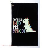 Roaring Into Pre School Cute Dinosaur Golf Towel thumb 0