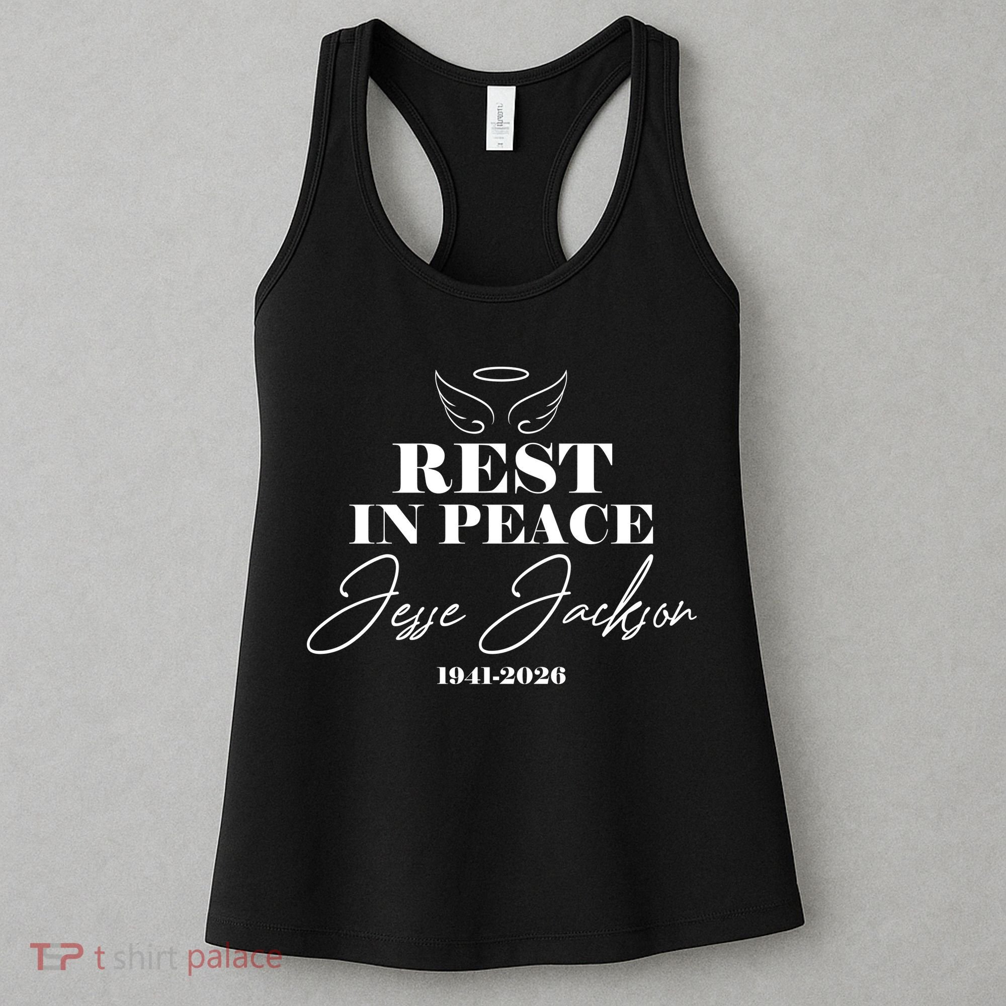 Rest In Peace Rev Jesse Jackson 1941-2026 Women's Tank Top