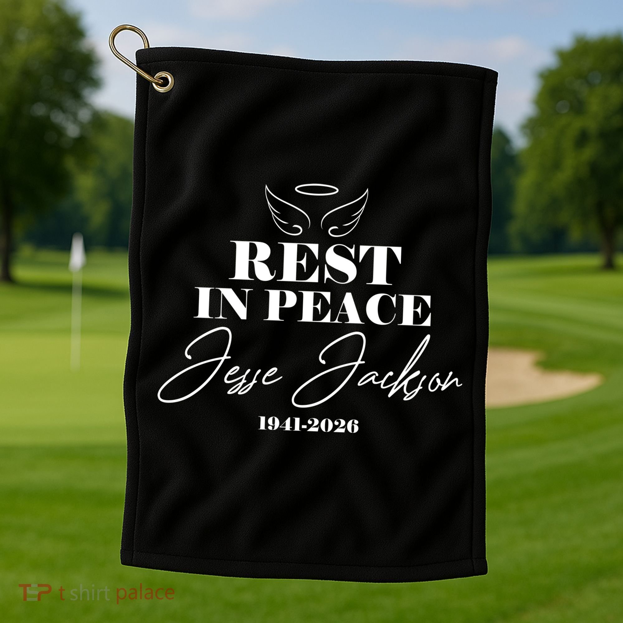 Rest In Peace Rev Jesse Jackson 1941-2026 Golf Towel