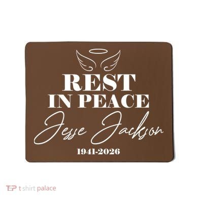 Rest In Peace Rev Jesse Jackson 1941-2026 Mousepad