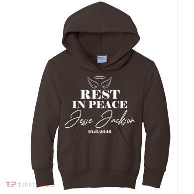 Rest In Peace Rev Jesse Jackson 1941-2026 Kids Hoodie