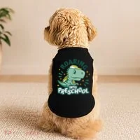 Roaring Into Preschool Dinosaur Doggie Tank thumb 2