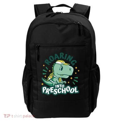 Roaring Into Preschool Dinosaur Backpack