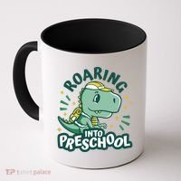Roaring Into Preschool Dinosaur Coffee Mug thumb 0
