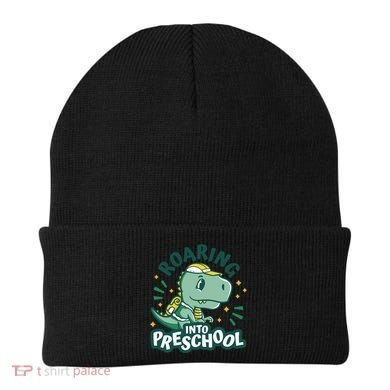 Roaring Into Preschool Dinosaur Beanie