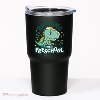 Roaring Into Preschool Dinosaur Tumbler thumb 0
