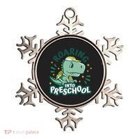 Roaring Into Preschool Dinosaur Ornament thumb 0