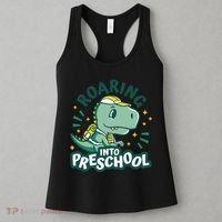 Roaring Into Preschool Dinosaur Women's Tank Top thumb 3