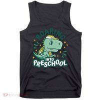 Roaring Into Preschool Dinosaur Tank Top thumb 0
