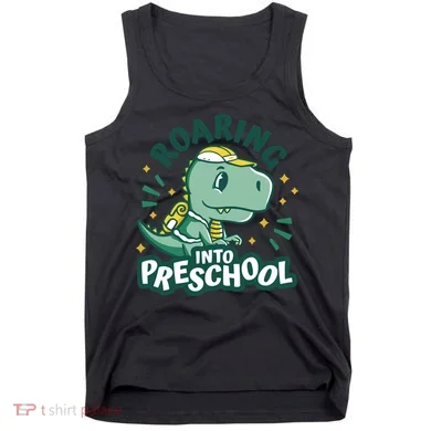 Roaring Into Preschool Dinosaur Tank Top
