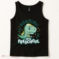 Roaring Into Preschool Dinosaur Tank Top thumb 2