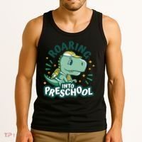 Roaring Into Preschool Dinosaur Tank Top thumb 3