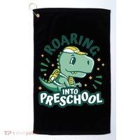 Roaring Into Preschool Dinosaur Golf Towel thumb 0