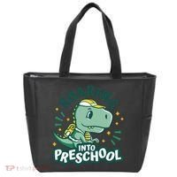 Roaring Into Preschool Dinosaur Tote Bag thumb 0