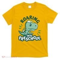 Roaring Into Preschool Dinosaur T-Shirt thumb 0