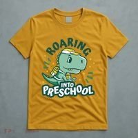 Roaring Into Preschool Dinosaur T-Shirt thumb 5