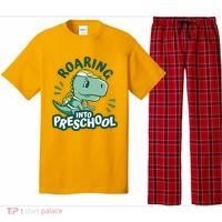 Roaring Into Preschool Dinosaur Pajama Set thumb 0
