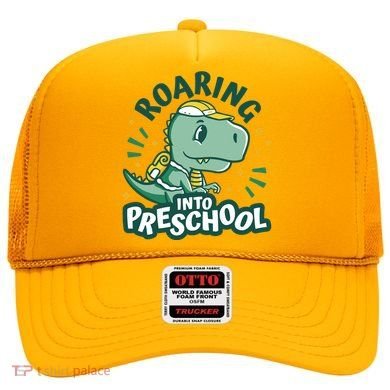 Roaring Into Preschool Dinosaur Hat