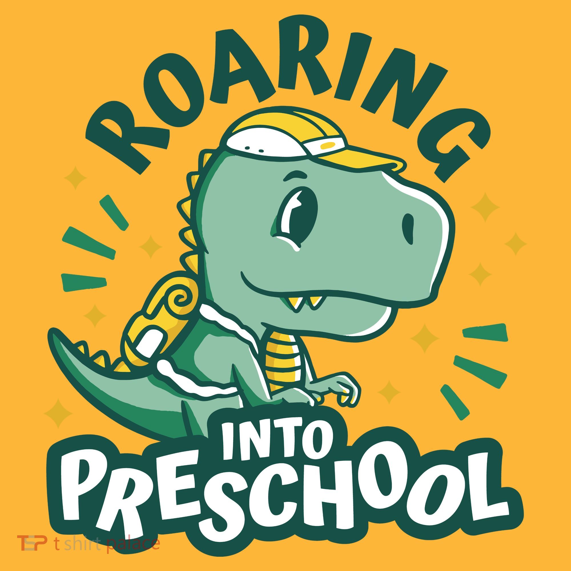 Roaring Into Preschool Dinosaur Hat