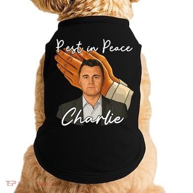 Rest In Peace Charlie Kirk Doggie Tank