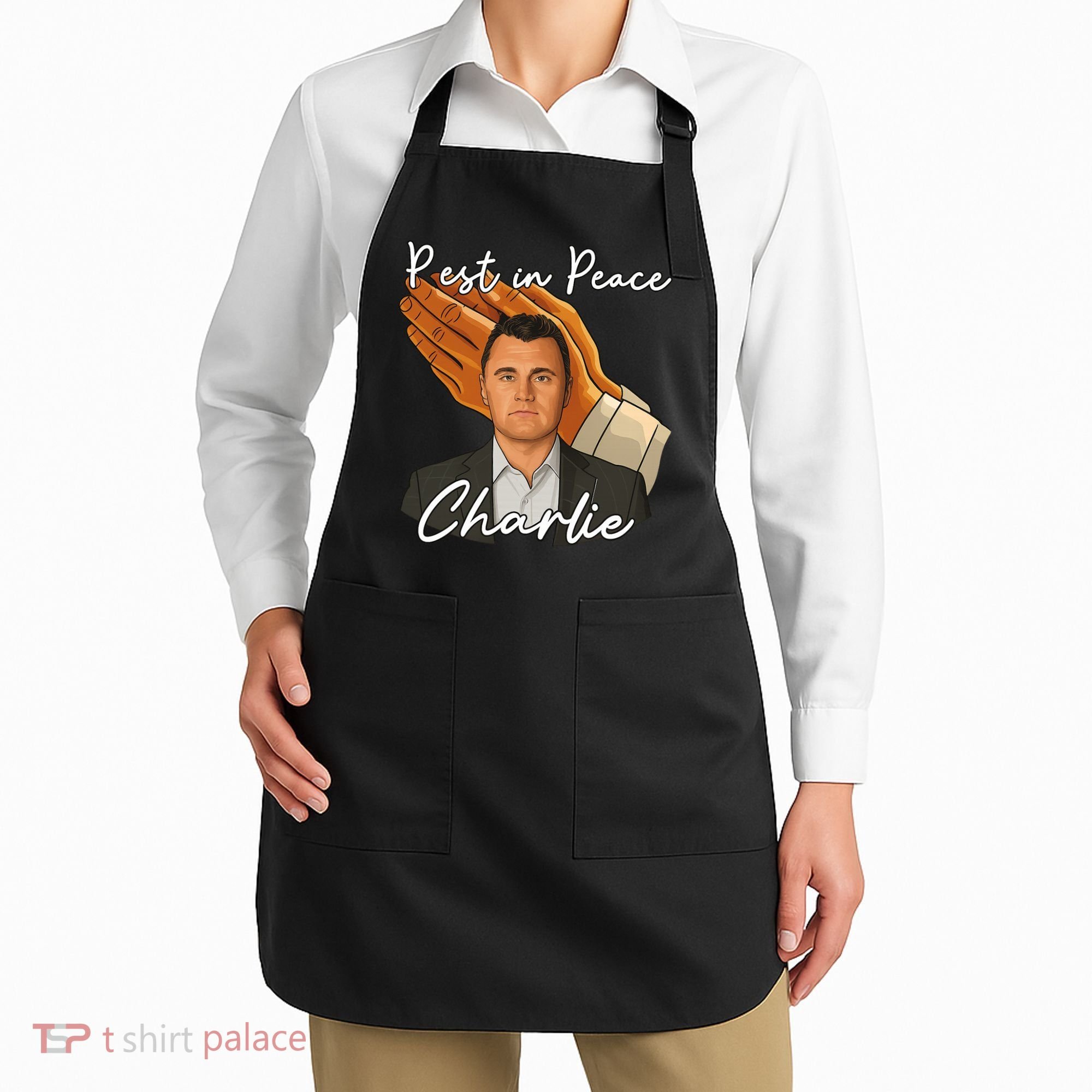 Rest In Peace Charlie Kirk Apron