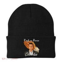 Rest In Peace Charlie Kirk Beanie thumb 0