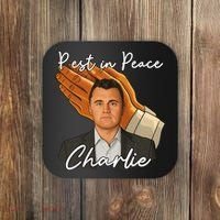 Rest In Peace Charlie Kirk Coaster thumb 0