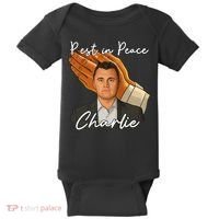 Rest In Peace Charlie Kirk Baby Bodysuit thumb 0