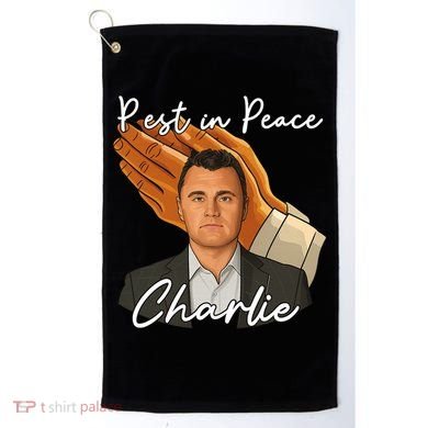 Rest In Peace Charlie Kirk Golf Towel