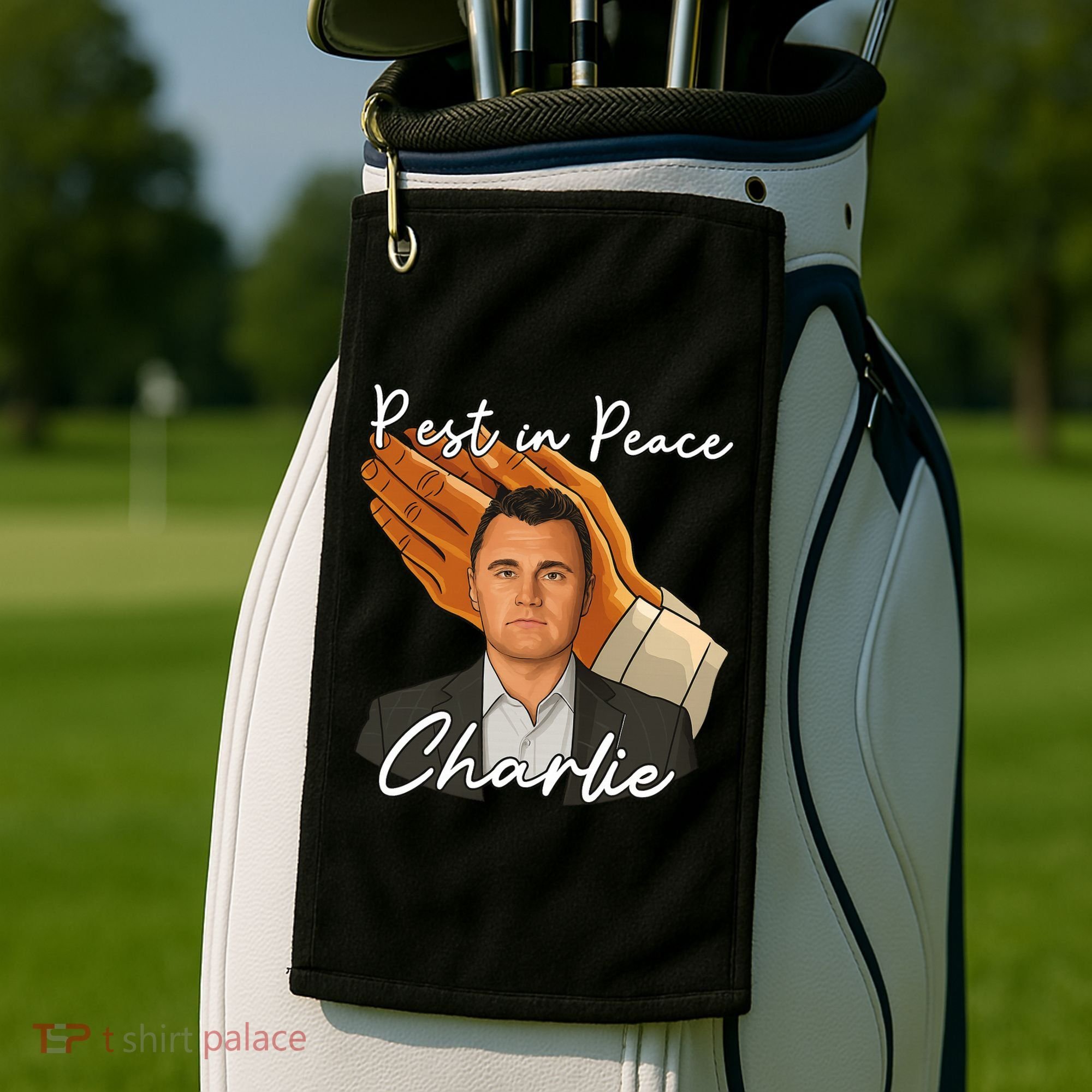 Rest In Peace Charlie Kirk Golf Towel
