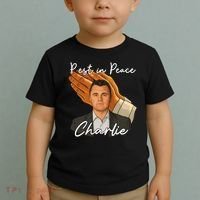 Rest In Peace Charlie Kirk Toddler T-Shirt thumb 2
