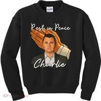 Rest In Peace Charlie Kirk Kids Sweatshirt thumb 0