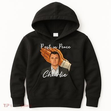 Rest In Peace Charlie Kirk Kids Hoodie