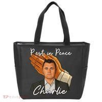 Rest In Peace Charlie Kirk Tote Bag thumb 0
