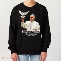 Rest In Peace Pope Francis 1936-2025 Women's Sweatshirt thumb 0