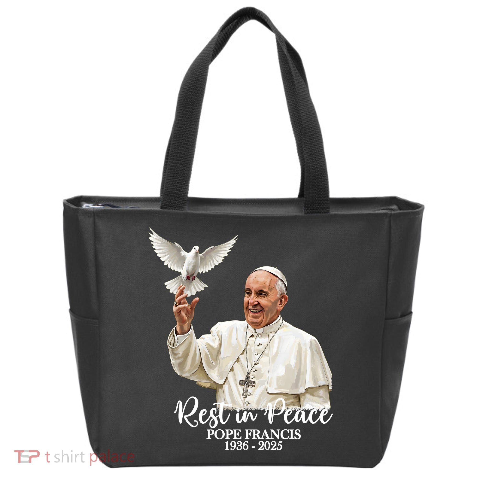 Rest In Peace Pope Francis 1936-2025 Tote Bag