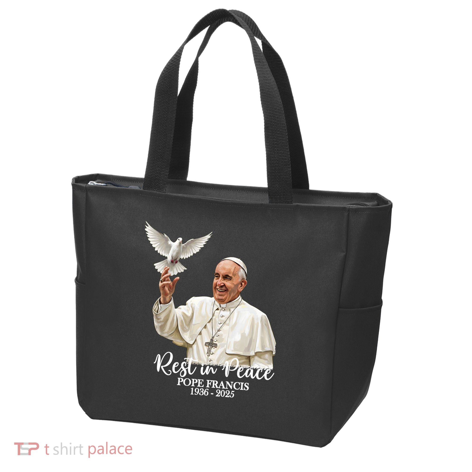 Rest In Peace Pope Francis 1936-2025 Tote Bag
