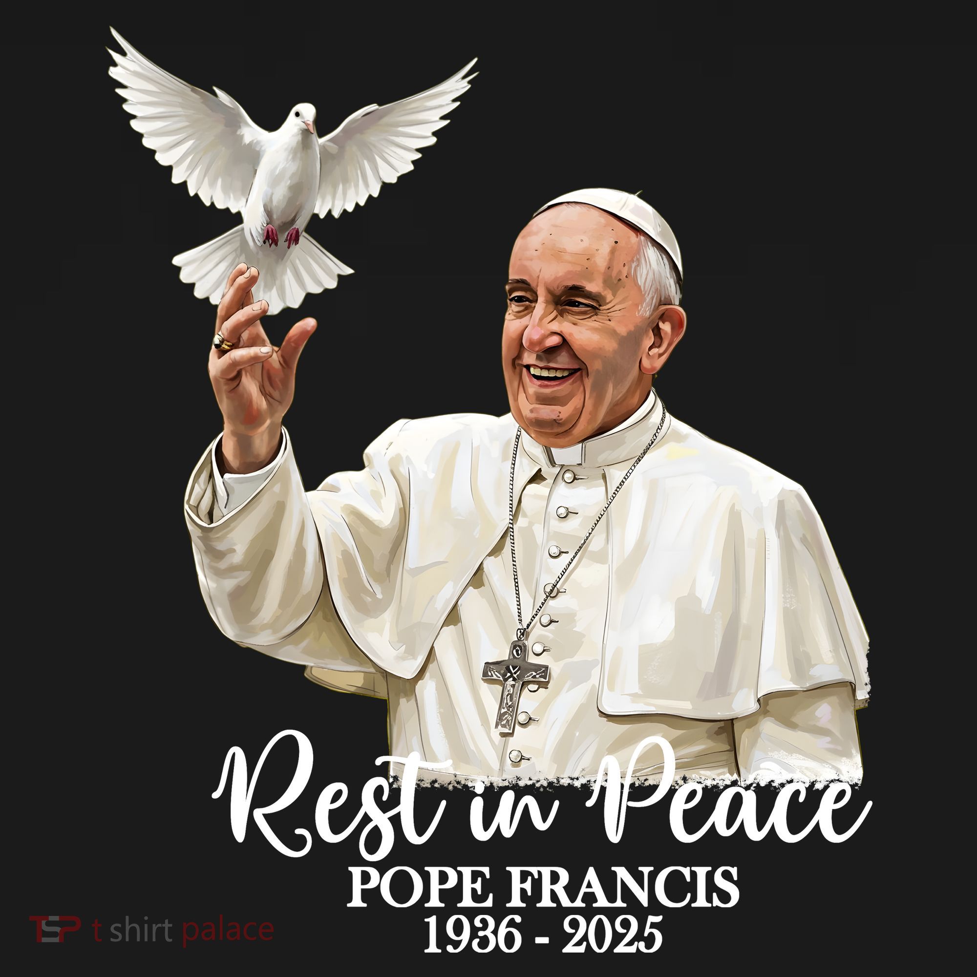 Rest In Peace Pope Francis 1936-2025 Tote Bag