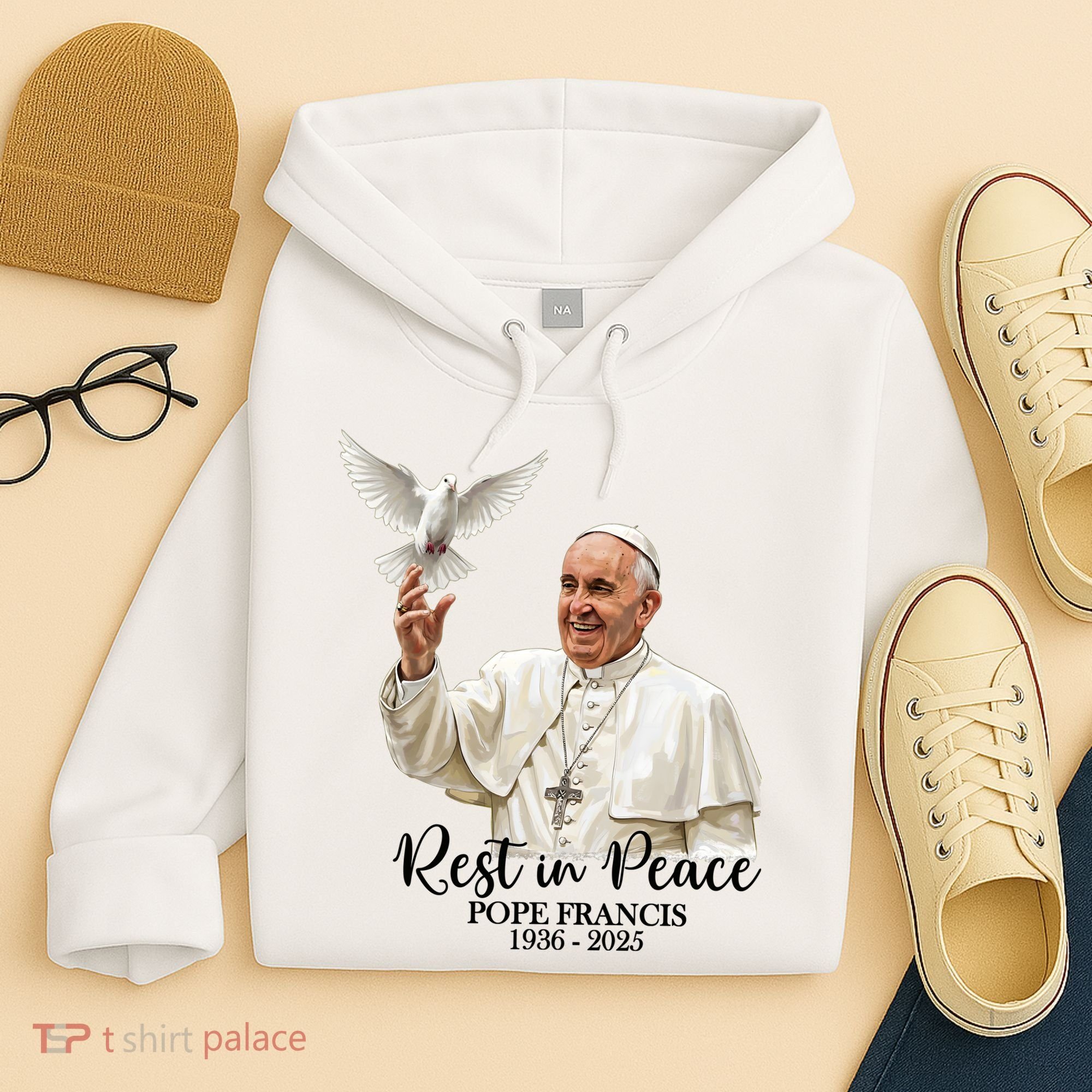 Rest In Peace Pope Francis 1936-2025 Hoodie