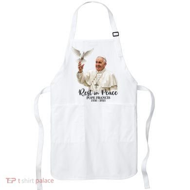 Rest In Peace Pope Francis 1936-2025 Apron